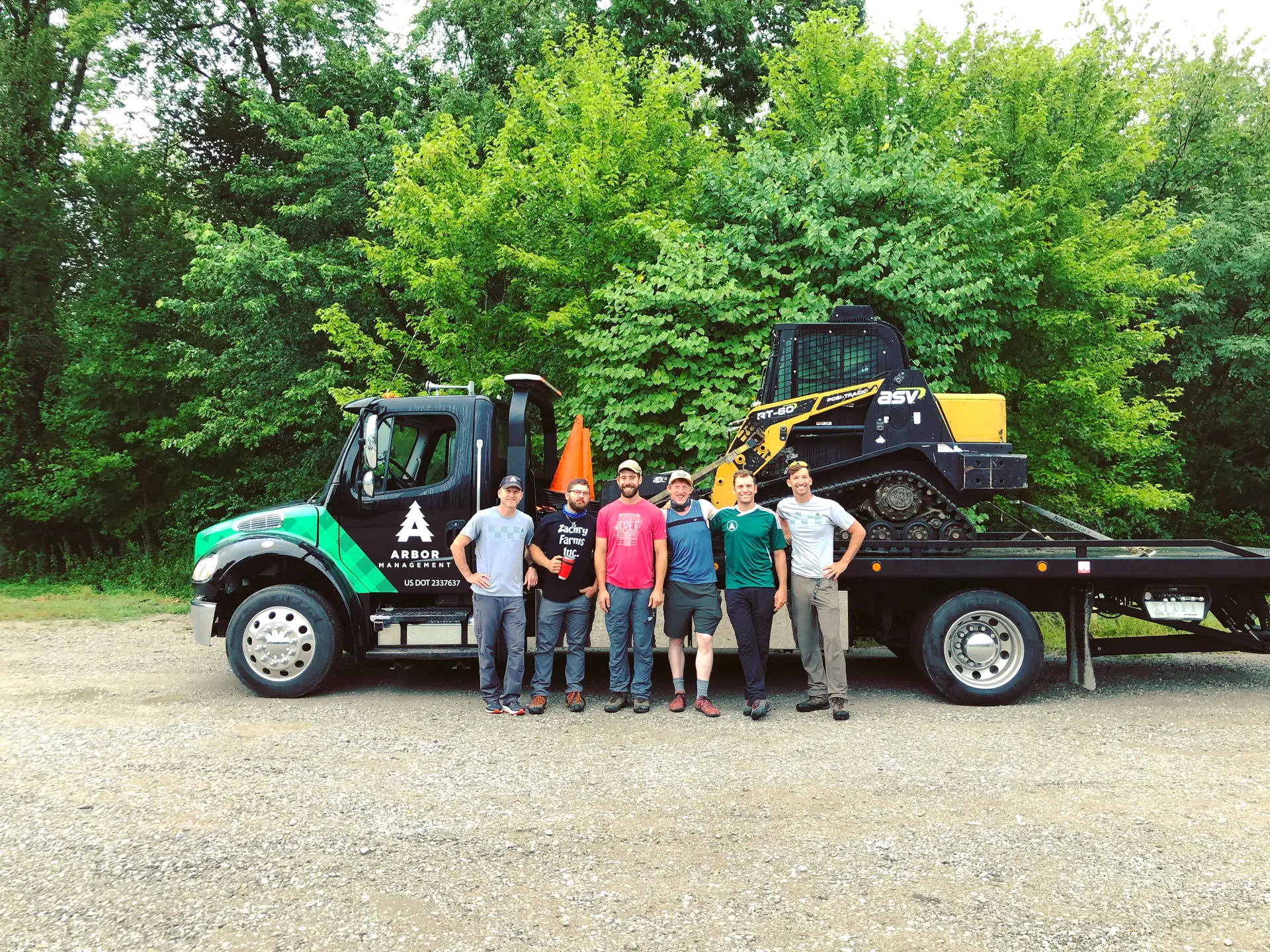 Arbor Management — Our Team Arbor Management tree service team at work