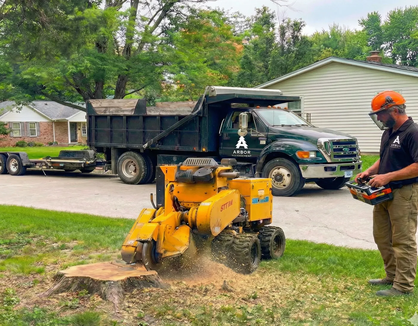 Stump Grinding — Arbor Management Metro East IL Stump Grinding